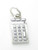 Calculator sterling silver charm .925 Calculators Calculater charms additional view