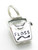 Dental Floss sterling silver charm .925 Dentistry Teeth Tooth care additional view