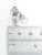 Dentist Chair sterling silver charm .925 Dental chairs dentistry charms side view