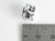Pot Plant Flower sterling silver charm .925 Plants Flowers charms size example