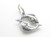 Pisces Fish sterling silver charm .925 x 1 Zodiac Fishes Fishy charms additional view