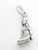Virgo the Virgin sterling silver zodiac charm .925 Zodiacs charms additional view