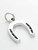 Horseshoe sterling silver charm .925 Lucky Horse Shoe Horseshoes A1 additional view