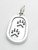 Paw print sterling silver charm .925 Animal Paws Prints charms additional view