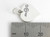 Pawprint heart sterling silver charm .925 Paw Prints Pets Heart charm detail