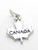 Maple Leaf sterling silver charm .925 x 1 Maples Leaves Canada charms A1