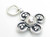 Four Leaf lucky clover sterling silver charm .925 x 1 Luck charms additional view