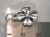 4 leaf clover sterling silver charm .925 x 1 Lucky shamrocks charms side view