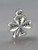 4 leaf clover sterling silver charm .925 Lucky shamrocks charms additional view