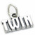 Twin sterling silver charm .925 Twins charms