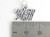 Love to Run sterling silver charm .925 Running Marathon Runner charms side view