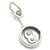 Frying Pan with Fried Eggs sterling silver charm .925 x 1 Fry Up charms