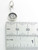 Frying Pan with Fried Eggs sterling silver charm .925 Fry Up charms detail