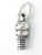 Ice cream cone sterling silver charm .925 Ices Cones charms A size example