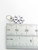 Snowflake sterling silver charm .925 Snow Flake Weather Christmas charms size example