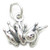 Bowling Strike sterling silver charm .925 x 1 Ten Pin Strikes