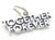 Together Forever sterling silver charm .925 x 1 Eternity Love charms
