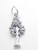 Sequoia Tree sterling silver charm .925 x 1 Trees charms additional view