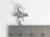 I Love Tennis sterling silver charm .925 Sports charms side view