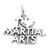 I Love Martial Arts sterling silver charm .925 Kung Fu Karate charms