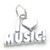 I Love Music sterling silver charm .925 x 1 Musician Dance charms