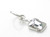 Computer Mouse TINY sterling silver charm .925 x 1 Computing Mice charms additional view