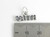 Faith sterling silver charm .925 Expression Holy charms side view
