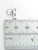 Family sterling silver small charm .925 Families caring love charms size example