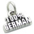 100 Percent German sterling silver charm .925 x 1 Germany Deutsch charms