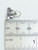 100 Percent German sterling silver charm .925 Germany Deutsch charms size example