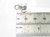 Number 30 Thirty sterling silver charm .925 Birthday Age charms size example