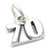 Number 70 Seventy sterling silver charm .925 Birthday Age charms