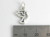 Dove of Peace sterling silver charm .925 Peaceful birds doves charms side view
