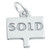 Sold Sign sterling silver charm .925 x 1 Real Estate Agent charms