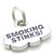 Smoking Stinks sterling silver charm .925 x1 Smoke Smoker Quitting charms