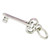 Key sterling silver charm .925 Keys charms A