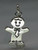 Gingerbread Man sterling silver charm .925 Food Sweets charms additional view
