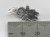 Gingerbread Woman sterling silver charm .925 Cakes and Sweets charms side view
