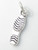 Running shoe sole sterling silver charm .925 x 1 Marathon Runners charms additional view