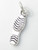 Running shoe sole sterling silver charm .925 Marathon Runners charms additional view