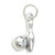 Bowling Ball and Pin Skittle sterling silver charm x 1 .925 charms