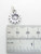 Triple Sun sterling silver charm .925 x 1 Weather Sunny charms