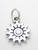 Triple Sun sterling silver charm .925 x 1 Weather Sunny charms additional view