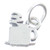 Cup of Coffee sterling silver charm .925 Coffees Cups Tea Mugs charms