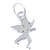 Angel sterling silver charm .925 x 1 Angels Christmas Holy Prayer charms