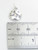 Witch sterling silver charm .925 Halloween Witches charms detail