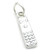 TV Remote Control sterling silver charm .925 x 1 Television remotes