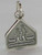 School Crossing sterling silver charm .925 x 1 Schools charms additional view