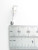 Awareness Ribbon sterling silver charm .925 charity ribbons side view