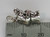 The Thinker sterling silver charm .925 Rodin The poet Dante detail